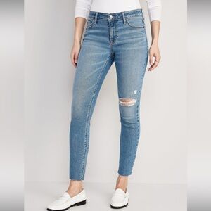 Old Navy Mid-Rise Rockstar Super Skinny Ankle Jeans